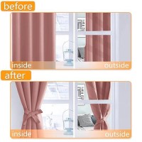 Hiasan Rv Blackout Curtains For Bedroom 52 X 36 Inches Long Thermal Insulated Energy Saving Window Curtains For Living Room