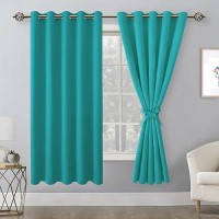 Hiasan Room Darkening Curtains For Bedroom 60 X 72 Inches Thermal Insulated Energy Saving Window Drapes For Living Roomdor