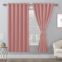 Hiasan Room Darkening Curtains For Bedroom 70 X 63 Inches Thermal Insulated Energy Saving Window Drapes For Living Roomdor