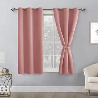 Hiasan Blackout Curtains For Bedroom Light Blocking Noise Reducing Window Curtains For Living Room 2 Drape Panels Sewn With