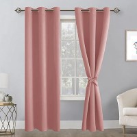 Hiasan Blackout Curtains For Bedroom 38 X 84 Inches Long Thermal Insulated Energy Saving Window Curtains For Living Room 2