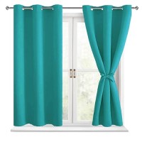 Hiasan Short Blackout Curtains For Bedroom Thermal Insulated Energy Saving Window Curtains For Living Room 2 Drape Panels S