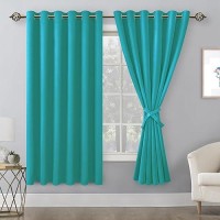 Hiasan Room Darkening Curtains For Bedroom 70 X 63 Inches Thermal Insulated Energy Saving Window Drapes For Living Roomdor