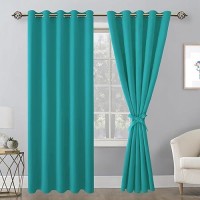 Hiasan Blackout Curtains For Bedroom 60 X 84 Inches Long Thermal Insulated Energy Saving Window Curtains For Living Room 2