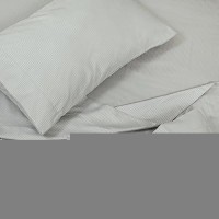 Royale Linens 300 Thread Count 100 Long Staple Combed Cotton Narrow Stripe Sheet Set 4 Piece Queen Bed 1 Fitted Sheet 1 Fl