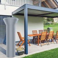 Siruiton Patio Heater Covers With Zipper And Air Vent Waterproof Dustproof Wind-Resistant Uv-Resistant Snow-Resistant (89