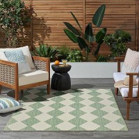 Nourison Positano Indooroutdoor Blue Green 4 X 6 Area Rug Easy Cleaning Non Shedding Bed Room Living Room Dining Room B