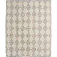 Nourison Positano Indooroutdoor Light Grey 6 X 9 Area Rug Easy Cleaning Non Shedding Bed Room Living Room Dining Room B