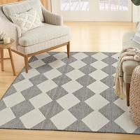 Nourison Positano Indooroutdoor Charcoal 4 X 6 Area Rug Easy Cleaning Non Shedding Bed Room Living Room Dining Room Bac