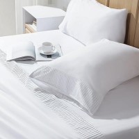 Andency White Sheets King Set 4 Pieces Super Soft Sheets For King Size Bed Microfiber King Sheet Set Deep Pocket Up To 16