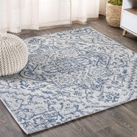 Jonathan Y Smb105B3Sq Estrella Bohemian Medallion Textured Weave Indooroutdoor Area Rug Coastal Traditional Vintage For Bed