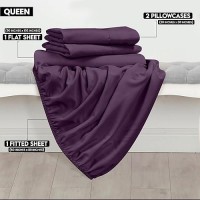 Utopia Bedding Queen Sheet Set Brushed Microfiber Soft Bed Sheets For Queen Size Bed Set Luxury Bedding Sheets With Fitted