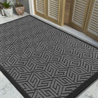 Yimobra Sturdy Front Entrance Door Mat Heavy Duty Outdoor Indoor Doormat Entryway Floor Mat Non Slip Rubber Backing Easy Clea