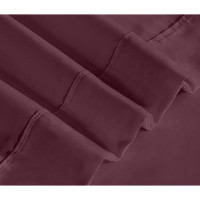 Ruvanti California King Sheets Set Brushed Microfiber Sheets 4 Pieces 1 Fitted Sheet 1 Flat Sheet 2 Pillowcases With 15In