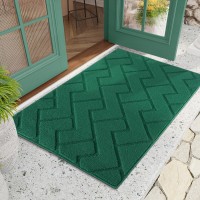 Hicorfe Indoor Doormat Front Back Door Mat Rubber Backing Non Slip Door Mats 32X48 Absorbent Resist Dirt Entrance Doormat In