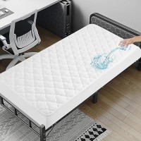 2 Pack Cot Mattress Protector Pad Waterproof Quilted  Breathable & Cooling Cot Mattress Cover Fitted For Daybed/Rollaway/Narrow Twin Bed/Camp Cot/Rv Bunk With Deep Pocket Up To 10