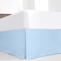 Luxury Pleated Twin Bed Skirt With Split Corners 18 Inch Tailored Drop Easy Fit Pleated Dust Ruffle 100 Microfiber Soft