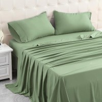 Micoral Queen Bed Sheets Set  Soft Breathable Bedding Sheet Set  Sheets Set With 16