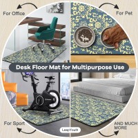 Office Chair Mat For Hardwood Floors, Heavy Duty Desk Chair Mat For Rolling Chairs On Carpet, Floor Protector For Home Office, Easy Glide And No Curling