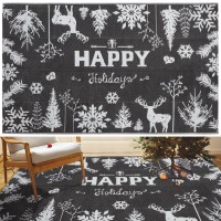 Sand Mine Christmas Floor Mats Plastic Straw Rug Modern Area Rug For Kitchen Home Outdoors Rv Patio Backyard Deck Picni