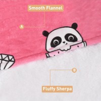 Catalonia Panda Print Oversized Hoodie Blanket Sweatshirt Wearable Sherpa Giant Pullover For Adults Men Women Teenagers Wife Gi