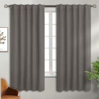 Bgment Blackout Curtains 72 Inches Long Rod Pocket And Back Tab Thermal Insulated Room Darkening Curtains For Living Room 42