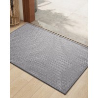 Colorgeometry Thin Indoor Entrance Mats For Home 17X295 Indoor Mats For Entryway Non Slip Rubber Backed Dirt Trapper Doo