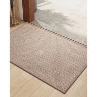 Colorgeometry Thin Indoor Entrance Mats For Home 17X295 Indoor Mats For Entryway Non Slip Rubber Backed Dirt Trapper Doo