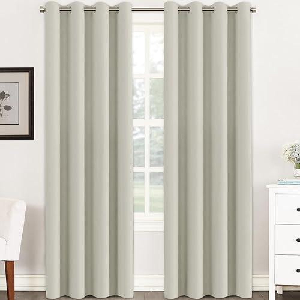 Hversailtex Room Darkening Curtains For Living Room Light Reducing Thermal Insulated Window Treatment Panelsdrapes Grommet Top