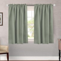 Hversailtex Blackout Curtains Thermal Insulated Window Treatment Panels Room Darkening Blackout Drapes For Living Room Back Tab