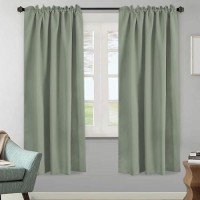 Hversailtex Blackout Curtains Thermal Insulated Window Treatment Panels Room Darkening Blackout Drapes For Living Room Back Tab