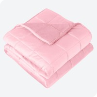 Bare Home Weighted Blanket Twin Or Full Size 15Lb 48X72 For Adults Minky Fleece Premium Heavy Blanket Nontoxic Glass B