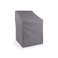 Covermates Outdoor Chair Cover - Water Resistant Polyester, Drawcord Hem, Mesh Vents, Seating And Chair Covers-Charcoal