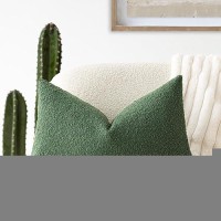 Foindtower Textured Boucle Throw Pillow Covers Accent Solid Lumbar Pillow Cases Cozy Soft Decorative Couch Cushion Case For Chai