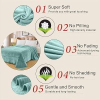 Fleece Blankets For All Season Premium Lightweight Antistatic Throw For King Size Bed Extra Soft Brush Fabric Warm Sofa Therm