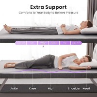 Sinweek 2 Inch Gel Memory Foam Mattress Topper King Size Pad For Back Pain Bed Topper With Removable Soft Cover Certipurus C