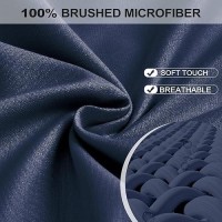 Freshculture Full Fitted Sheet Only Hotel Quality Fitted Sheet Full Size Ultra Soft Breathable Brushed Microfiber Deep