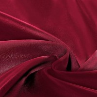 Homiest Burgundy Satin Fitted Sheet Full Size Fitted Bed Sheet Deep Pocket Fitted Sheet Only Luxury Ultra Soft Bedding Fitte