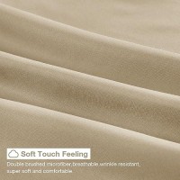 Softan Twin Size Sheet Set  Soft Twin Bed Sheets - Microfiber Fitted Sheet With With 15