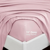 Softan Twin Size Sheet Set  Soft Twin Bed Sheets - Microfiber Fitted Sheet With With 15