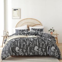 Janzaa Full Comforter Set Floral Comforter Full Size Full Size Bedding For All Seasons 3 Pieces 1 Comforter 90X79 2