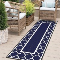 Genimo 25 X 8 Outdoor Rug Waterproof For Patio Decor Foldable Reversible Plastic Straw Area Rugs Mat For Runner Porch Outsi