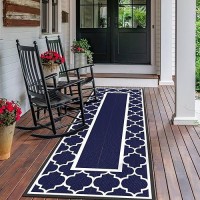 Genimo 25 X 8 Outdoor Rug Waterproof For Patio Decor Foldable Reversible Plastic Straw Area Rugs Mat For Runner Porch Outsi