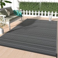 Genimo 6 X 9 Outdoor Rug Waterproof For Patio Decor Foldable Reversible Plastic Straw Area Rugs Mat For Camper Outside Carpe