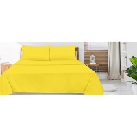 Royale Linens King Flat Sheet Only Brushed 1800 Microfiber Ultra Soft Breathable Wrinkle Resistant Hotel Quality Flat