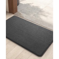 Colorgeometry Front Door Mat Indoor Entrance 17X295 Small Rugs For Entryway Non Slip Dirt Trapper Washable Entry Rugs Fo