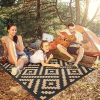 Genimo Outdoor Rug 3X5 Waterproof Reversible Camping Mat Plastic Straw Rugs For Patio Rv Camper Balcony Backyard Picnic