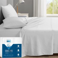 Degrees Of Comfort Coolmax Cooling Sheets Set For Twin Xl Size Bed Moisture Wicking For Night Sweats Best Comfort Cool Sheets