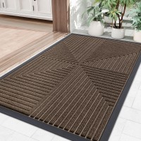 Arotive Front Door Mat Heavy Duty Outdoor Indoor Mat Nonslip Doormat For Home Entrance Low Profile Easy Clean Dirt Trapper