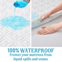 Bedlore 2 Pack Waterproof Mattress Protector Twin Xl Size Mattress Pad With Deep Pocket 615 Depth Soft Breathable Bed Mat